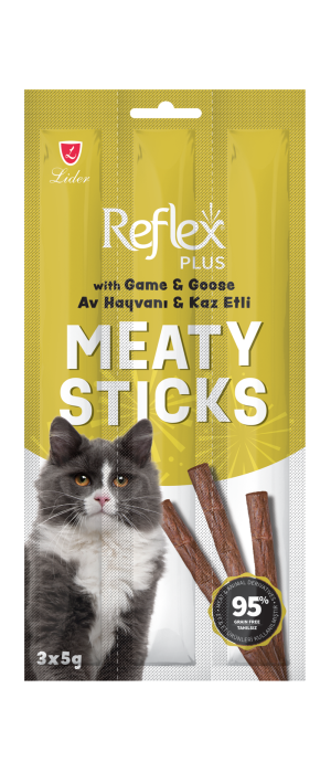 REFLEX PLUS 3'LÜ STİCK KEDİ KAZ ETLİ REFLEX PLUS 3'LÜ STİCK KEDİ KAZ ETLİ
